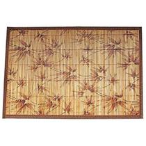 Lugar Americano Bambu Cru Floral 30x45cm Mimo Style JA10205