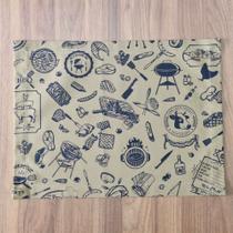 Lugar Americano Churrasco Retangular