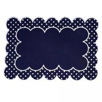 Lugar americano Cotton em tecido L33xP48cm cor azul marinho - L Hermitage