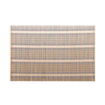 Lugar Americano de Bambu Esteira Cru e Preto 45x30 Cm Lyor Lugar Americano de Bambu Esteira Cru e Preto 45x30 Cm Lyor