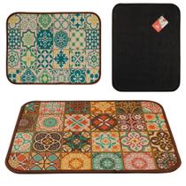 Lugar Americano de Linho e Borracha 38x29cm - Clink Lugar Americano de Linho e Borracha 38x29cm - Clink