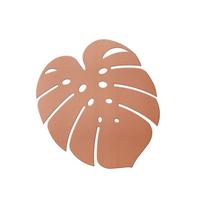 Lugar Americano de Plástico Garden Leaf Rosê 44 x38cm