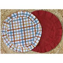 Lugar Americano Dupla Face Xadrez Ludi 100% Algodão