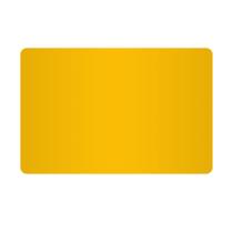 Lugar Americano em plastico Liso L43,5xP28,5cm cor amarelo