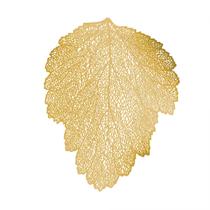 Lugar americano em pvc wolff leaf 47x36cm dourado