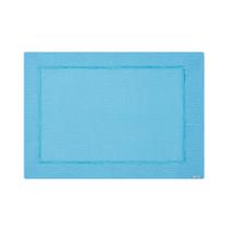 Lugar Americano Em Tecido Jacquard Contorno Bordado 50x36cm Mameg