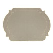 Lugar Americano Face Única Tecido Misto Bordado Retangular - Unidade Lugar Americano Face Única Tecido Misto Bordado Retangular - Unidade