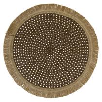 Lugar Americano Fibra de Papel com Juta Fendas Lugar Americano Fibra de Papel com Juta Fendas