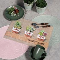 Lugar Americano Flex Avulso Suculentas