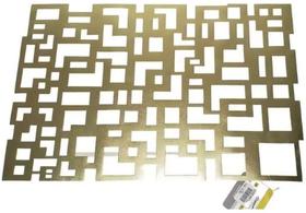 Lugar Americano Geometric Gold 7184 - Mimo Style