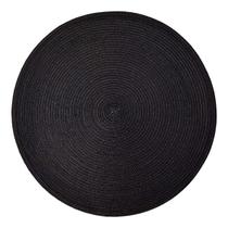 Lugar Americano Individual Preto Redondo 38cm - Mimo Style