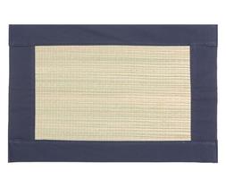 Lugar Americano junco 38x48cm Gilda azul liso Lugar Americano junco 38x48cm Gilda azul liso