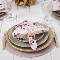 Lugar Americano Luna Avulso Rose 38cm