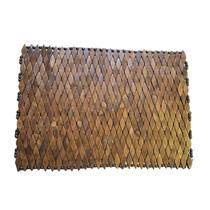 Lugar Americano Madeira Retangular Madeira Marrom 28x40