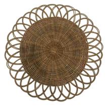 Lugar Americano Mandala Rattan Bege 38Cm Rafimex