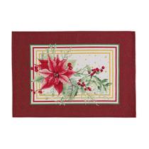 Lugar Americano Natal 45x33cm Flores de Natal Karsten