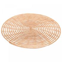 Lugar Americano Palm Jogo Americano Redondo de Fibra Natural 35cm