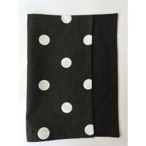 Lugar Americano Poá Dupla Face Preto Lugar Americano Poá Dupla Face Preto