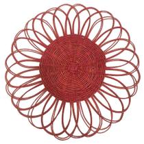 Lugar Americano Rattan Vermelho 38Cm Rafimex Lugar Americano Rattan Vermelho 38Cm Rafimex