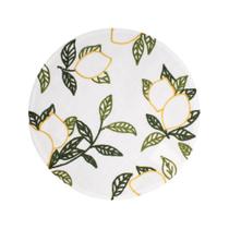 Lugar Americano Redondo Em Tecido Poli-Linho Ricamo 40cm Auguri Casa Lugar Americano Redondo Em Tecido Poli-Linho Ricamo 40cm Auguri Casa