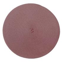 Lugar Americano Redondo Jolitex Rosa Queimado 38cm Lugar Americano Redondo Jolitex Rosa Queimado 38cm