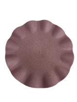 Lugar americano Redondo Plástico Decorativo 38cm Ondulado Lugar americano Redondo Plástico Decorativo 38cm Ondulado