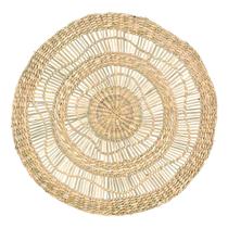 Lugar Americano Redondo Seagrass Off White 38Cm Rafimex