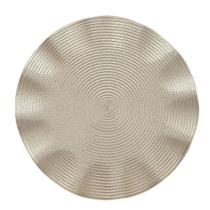 Lugar Americano Redondo Waves Jolitex Marfim 38Cm Lugar Americano Redondo Waves Jolitex Marfim 38Cm