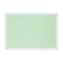 Lugar Americano Renda Poli-Bambu Verde Claro 35X50Cm Rafimex