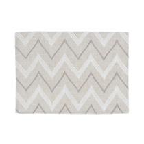 Lugar Americano Retangular Em Tecido Poli-Linho Ricamo 50x35cm Auguri Casa