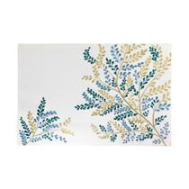 Lugar Americano Retangular Em Tecido Poli-Linho Ricamo Vert 50x35cm Auguri Casa Lugar Americano Retangular Em Tecido Poli-Linho Ricamo Vert 50x35cm Auguri Casa