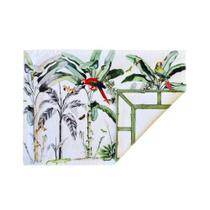 Lugar Americano Retangular Impermeável Acqua 50x35cm Auguri Casa Tropicale