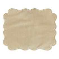 Lugar Americano Retangular Impermeável Nude 47x37cm