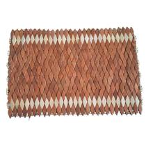 Lugar Americano Retangular Madeira Listra Marfim 28x40cm Lugar Americano Retangular Madeira Listra Marfim 28x40cm