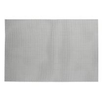 Lugar Americano Retangular Mesa PVC Dotted Cinza 45x30cm Lyor Lugar Americano Retangular Mesa PVC Dotted Cinza 45x30cm Lyor