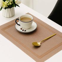 Lugar Americano Retangular Mesa PVC Rose Executivo 30x45cm Em Casa Tem