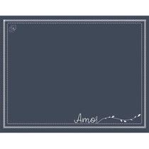 Lugar Americano Sarja Impermeável Sentimentos Amor 45x35cm Lugar Americano Sarja Impermeável Sentimentos Amor 45x35cm