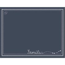 Lugar Americano Sarja Impermeável Sentimentos Família 45x35cm Lugar Americano Sarja Impermeável Sentimentos Família 45x35cm