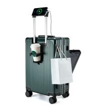 Luggage feilario Hardside Spinner de 24 polegadas com suporte de copos TSA Lock