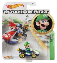 Luigi - Standard Kart - Mario Kart - 1/64 - Hot Wheels - Mattel