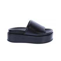 Luma - Flat Tamanco Couro Legítimo Preto Luma - Flat Tamanco Couro Legítimo Preto