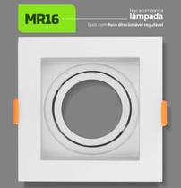 Lumanti Spot Emb Quad P/1lamp Mr16 Branco Sebrb2 Lumanti Spot Emb Quad P/1lamp Mr16 Branco Sebrb2