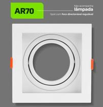 Lumanti Spot Emb Quad Rec P/1lamp Ar70 Branco Sebrb3