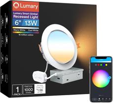 Lumary luz empotrada inteligente orientable de 6 pulgadas RGBWW 13W