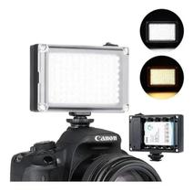 Luminador 96 Led Video Dslr Canon Nikon Sony Inclui Bateria