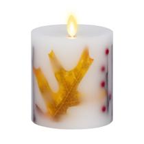 Luminara Luminara Orange Leaf 9x11 cm Moving Flame Pillar