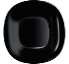 LUMINARC CARINE PRATO SOBREMESA 2x20x20cm VIDRO TEMPERADO PRETO 6PÇ LUMINARC CARINE PRATO SOBREMESA 2x20x20cm VIDRO TEMPERADO PRETO 6PÇ