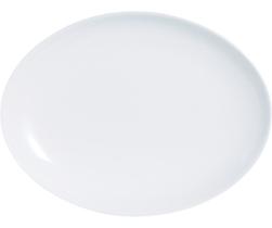LUMINARC DIWALI PRATO 3x25x33cm VIDRO TEMPERADO BRANCO OVAL LUMINARC DIWALI PRATO 3x25x33cm VIDRO TEMPERADO BRANCO OVAL