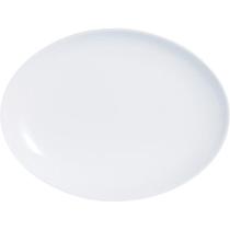 Luminarc Diwali Prato 3X25X33Cm Vidro Temperado Branco Oval