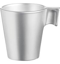 LUMINARC FLASHY XÍCARA EXPRESSO 6x6x6cm 80ml VIDRO TEMPERADO PRATA